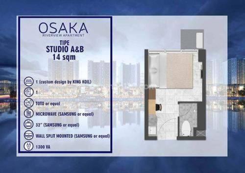 شقة Osaka Riverview تانجيرانغْ المظهر الخارجي الصورة